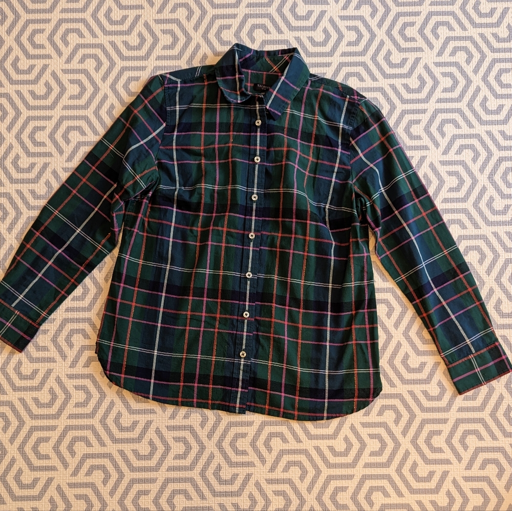 Talbots Plaid shirt